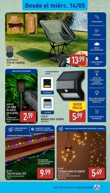 Offres ALDI Espagne de 12 à 18 mai 2025 Combien il coûte peu d'acheter bien - Page 15
