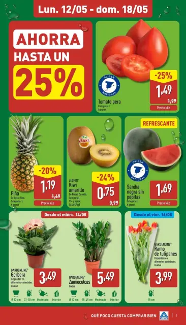 Offres ALDI Espagne de 12 à 18 mai 2025 Combien il coûte peu d'acheter bien - Page 3