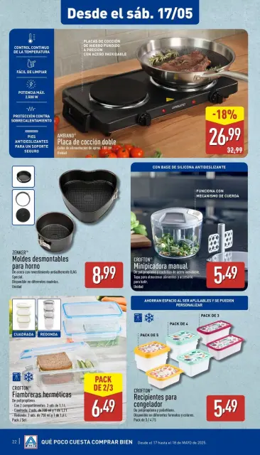 Offres ALDI Espagne de 12 à 18 mai 2025 Combien il coûte peu d'acheter bien - Page 22