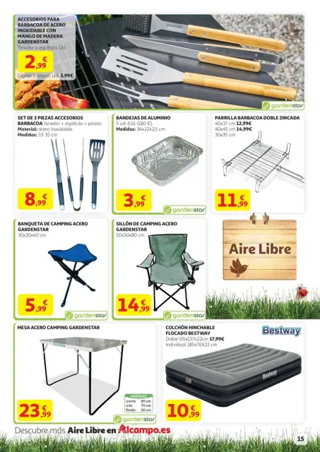 Ofertas de Alcampo España de 7 a 28 mayo 2025 Aire lliure Ofertas - Página 15