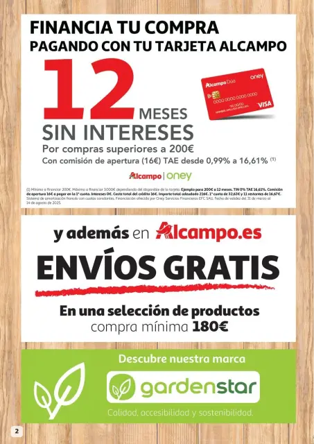 Ofertas de Alcampo España de 7 a 28 mayo 2025 Aire lliure Ofertas - Página 2