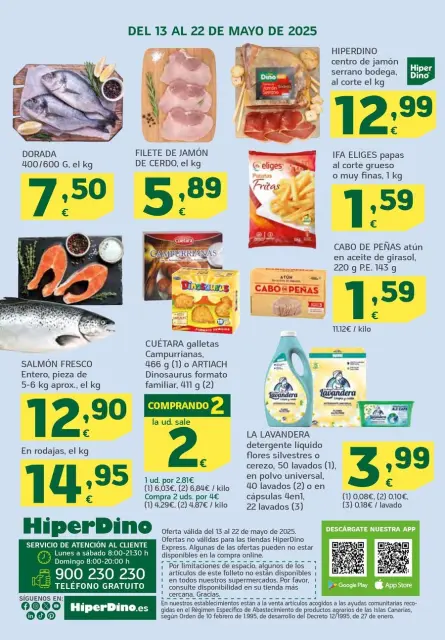 HiperDino Spain Offers from 13 to 22 May 2025 New Deals - Page 40