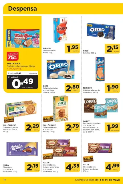 Ofertas de ‎Alimerka Supermercados‎ España de 1 a 14 mayo 2025 Quincenal Ofertas - Página 14