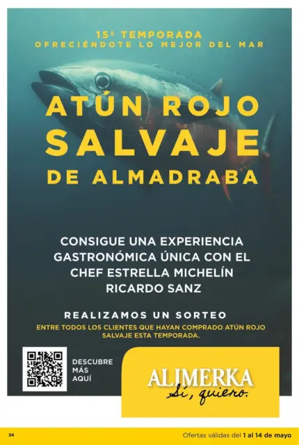 Ofertas de ‎Alimerka Supermercados‎ España de 1 a 14 mayo 2025 Quincenal Ofertas - Página 24
