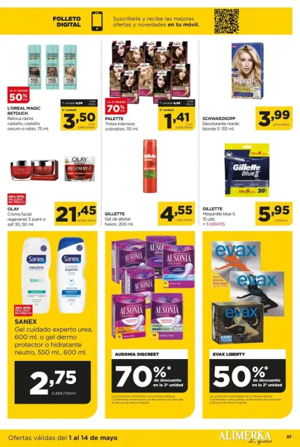 Ofertas de ‎Alimerka Supermercados‎ España de 1 a 14 mayo 2025 Quincenal Ofertas - Página 38