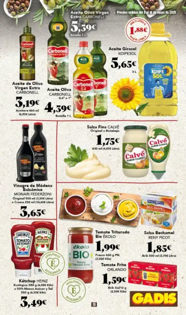 Ofertas de GADIS supermercado España de 8 a 14 mayo 2025 Nuevos precios - Página 19