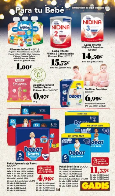 Ofertas de GADIS supermercado España de 8 a 14 mayo 2025 Nuevos precios - Página 37