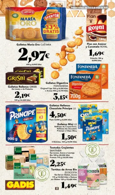 Ofertas de GADIS supermercado España de 8 a 14 mayo 2025 Nuevos precios - Página 18
