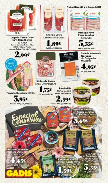 Ofertas de GADIS supermercado España de 8 a 14 mayo 2025 Nuevos precios - Página 10
