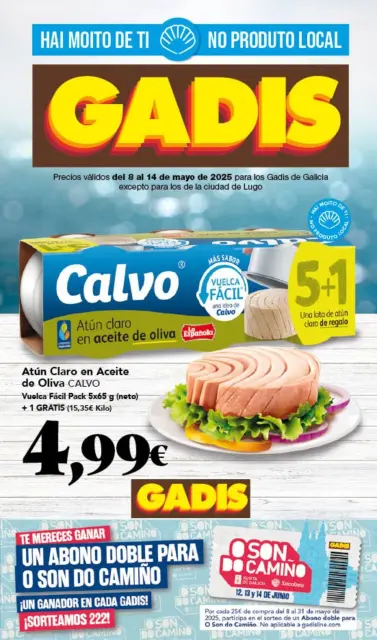 Ofertas de GADIS supermercado España de 8 a 14 mayo 2025 Nuevos precios - Página 1