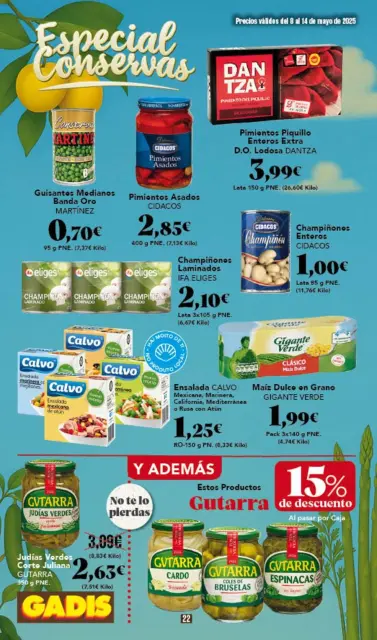 Ofertas de GADIS supermercado España de 8 a 14 mayo 2025 Nuevos precios - Página 22