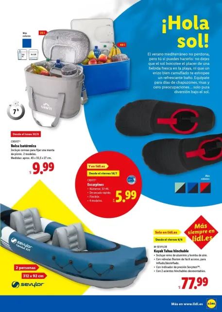 Ofertas de Lidl España de 20 junio a 24 agosto 2025 ofertas de verano - Página 37