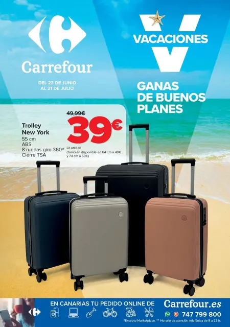 Ofertas de Carrefour España de 23 junio a 21 julio 2025 Ofertas de vacaciones - Página 1
