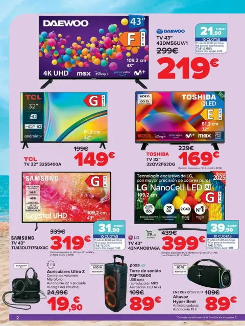 Ofertas de Carrefour España de 7 a 30 julio 2025 ELECTROVERANO Offres - Página 2