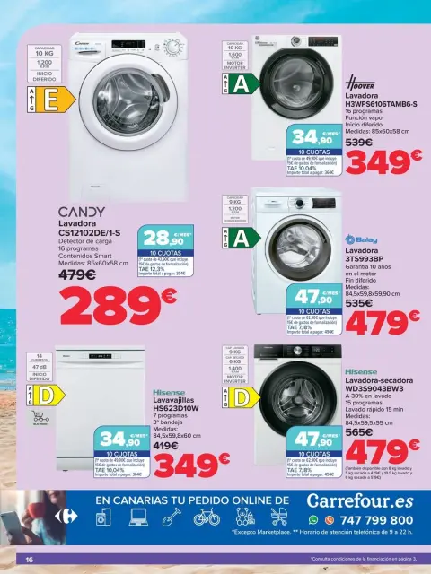 Ofertas de Carrefour España de 7 a 30 julio 2025 ELECTROVERANO Offres - Página 16