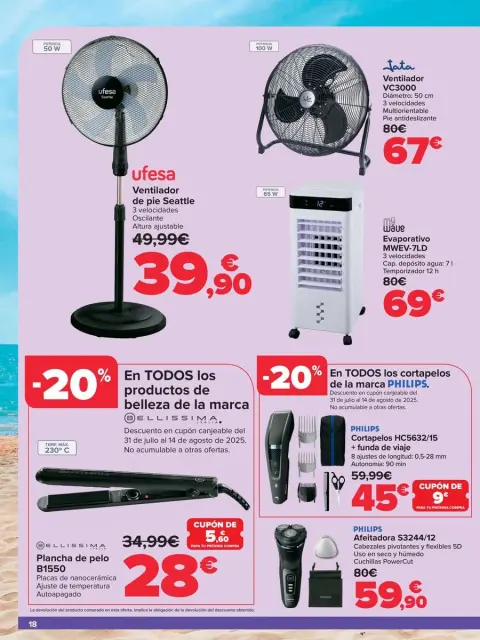 Ofertas de Carrefour España de 7 a 30 julio 2025 ELECTROVERANO Offres - Página 18