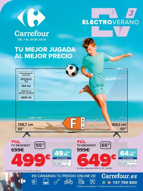 Ofertas de Carrefour España de 7 a 30 julio 2025 ELECTROVERANO Offres - Página 1