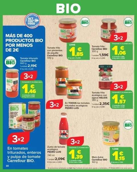 Ofertas de Carrefour España de 27 junio a 14 julio 2025 BIO Offres - Página 16
