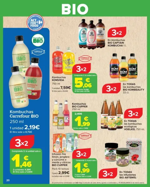 Ofertas de Carrefour España de 27 junio a 14 julio 2025 BIO Offres - Página 20