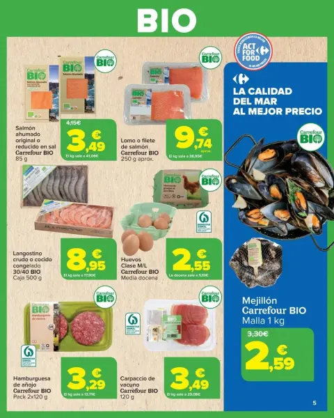 Ofertas de Carrefour España de 27 junio a 14 julio 2025 BIO Offres - Página 5