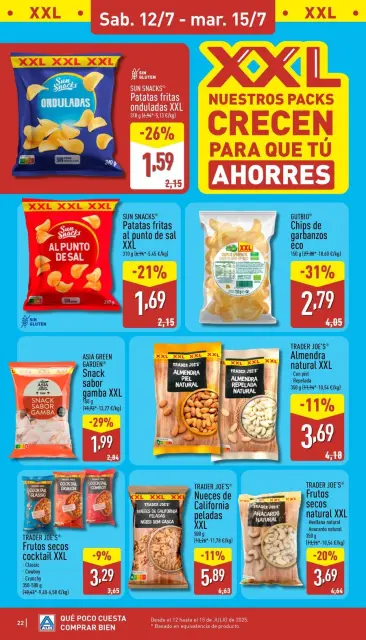 Offres ALDI Espagne de 7 à 13 juillet 2025 Combien il coûte peu d'acheter bien - Page 22