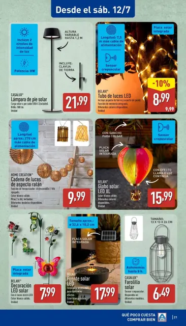 Offres ALDI Espagne de 7 à 13 juillet 2025 Combien il coûte peu d'acheter bien - Page 21