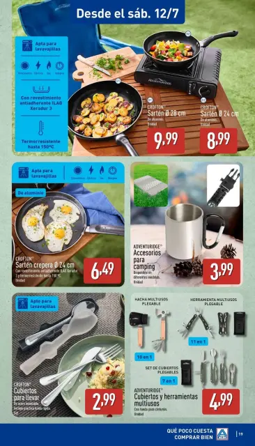 Offres ALDI Espagne de 7 à 13 juillet 2025 Combien il coûte peu d'acheter bien - Page 19
