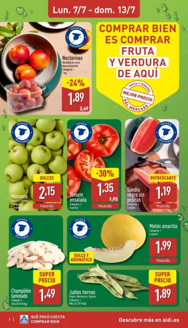 Offres ALDI Espagne de 7 à 13 juillet 2025 Combien il coûte peu d'acheter bien - Page 2