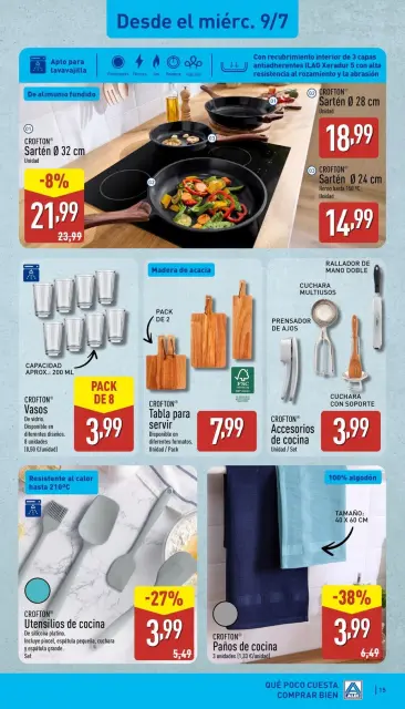 Offres ALDI Espagne de 7 à 13 juillet 2025 Combien il coûte peu d'acheter bien - Page 15