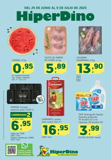 Ofertas de HiperDino España de 24 junio a 9 julio 2025 Nuevas ofertas - Página 1