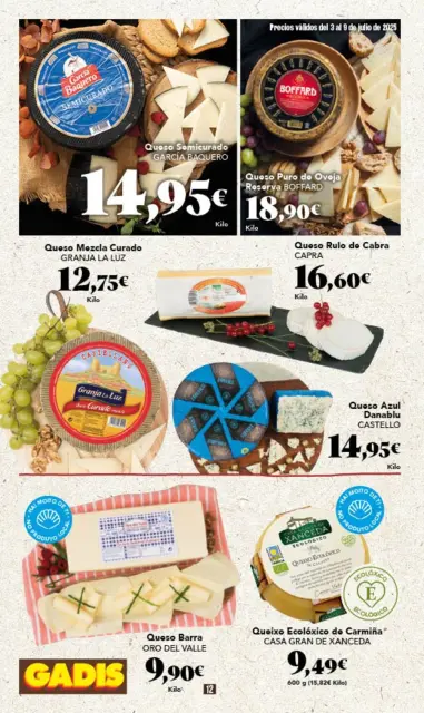 Ofertas de GADIS supermercado España de 3 a 9 julio 2025 Nuevos precios - Página 12