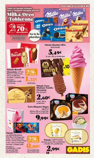 Ofertas de GADIS supermercado España de 3 a 9 julio 2025 Nuevos precios - Página 7