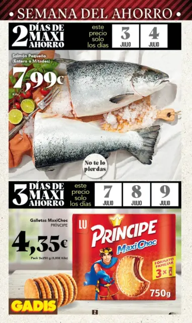 Ofertas de GADIS supermercado España de 3 a 9 julio 2025 Nuevos precios - Página 2