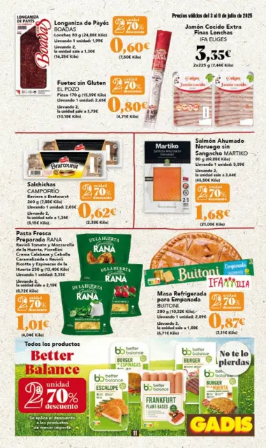 Ofertas de GADIS supermercado España de 3 a 9 julio 2025 Nuevos precios - Página 11