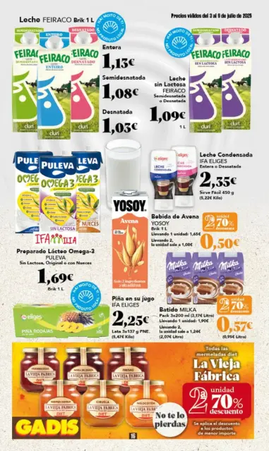 Ofertas de GADIS supermercado España de 3 a 9 julio 2025 Nuevos precios - Página 16