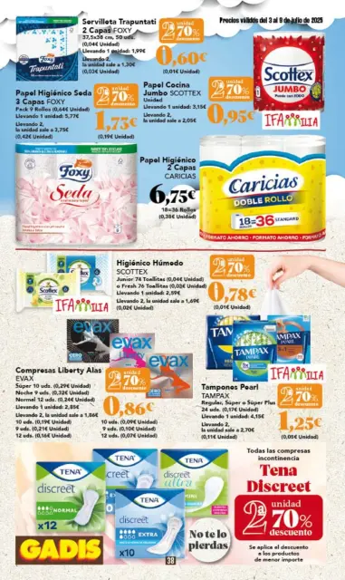 Ofertas de GADIS supermercado España de 3 a 9 julio 2025 Nuevos precios - Página 38