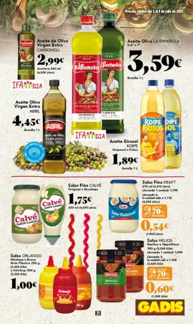 Ofertas de GADIS supermercado España de 3 a 9 julio 2025 Nuevos precios - Página 21