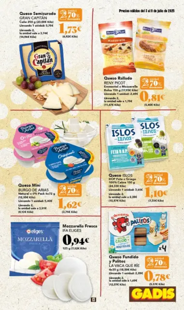 Ofertas de GADIS supermercado España de 3 a 9 julio 2025 Nuevos precios - Página 13