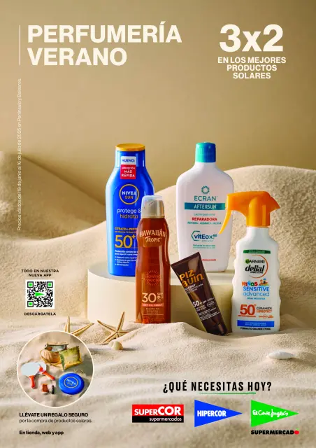 Offres Hipercor Espagne de 23 juin à 16 juillet 2025 Offres d'été en parfumerie - Page 1