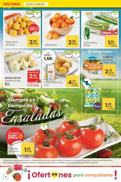 Ofertas de Eroski España de 3 a 15 julio 2025 ¡Ofertones para conquistarte! - Página 4