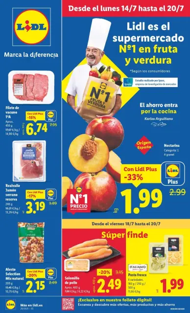 Ofertas de Lidl España de 14 a 20 julio 2025 ofertas semanales - Página 1