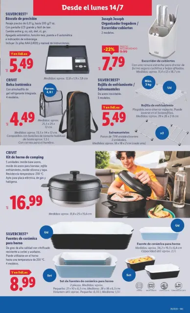 Ofertas de Lidl España de 14 a 20 julio 2025 Ofertas de bazar - Página 7