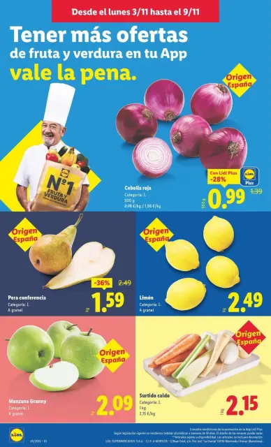 Ofertas de Lidl España de 3 a 9 noviembre 2025 ofertas semanales - Página 10
