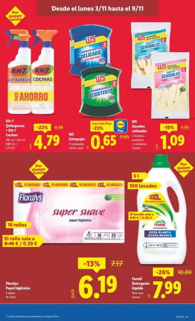 Ofertas de Lidl España de 3 a 9 noviembre 2025 ofertas semanales - Página 7