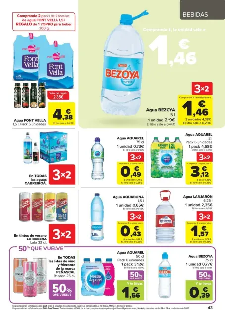Ofertas de Carrefour España de 28 octubre a 13 noviembre 2025 50% QUE VUELVE + 3x2 Ofertas - Página 43