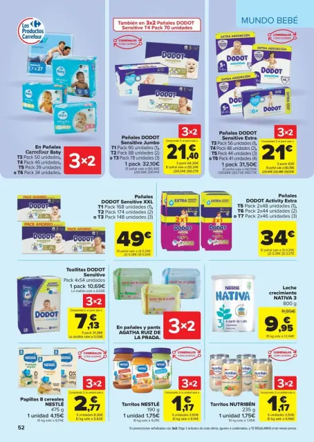 Ofertas de Carrefour España de 28 octubre a 13 noviembre 2025 50% QUE VUELVE + 3x2 Ofertas - Página 52