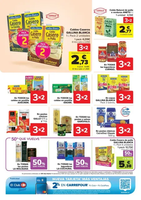 Ofertas de Carrefour España de 28 octubre a 13 noviembre 2025 50% QUE VUELVE + 3x2 Ofertas - Página 26