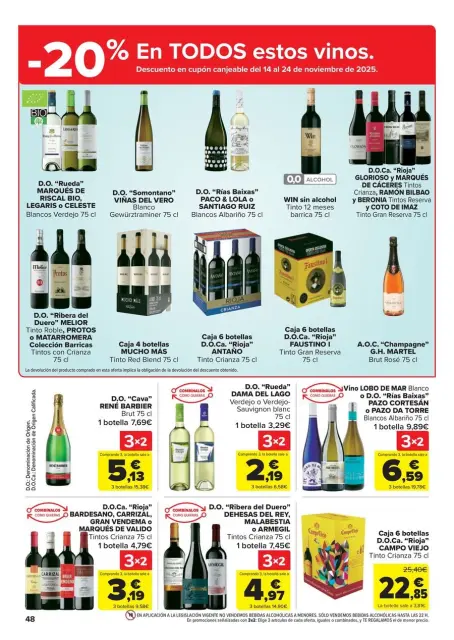 Ofertas de Carrefour España de 28 octubre a 13 noviembre 2025 50% QUE VUELVE + 3x2 Ofertas - Página 48