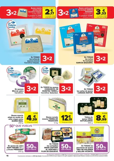 Ofertas de Carrefour España de 28 octubre a 13 noviembre 2025 50% QUE VUELVE + 3x2 Ofertas - Página 16