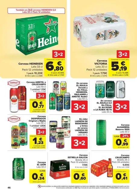 Ofertas de Carrefour España de 28 octubre a 13 noviembre 2025 50% QUE VUELVE + 3x2 Ofertas - Página 46